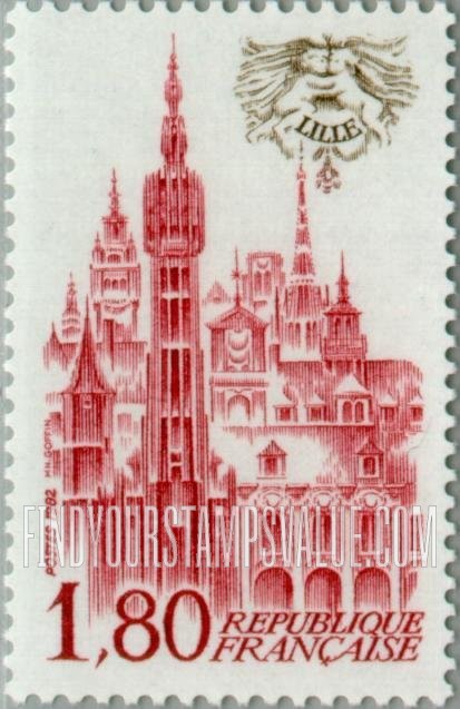 FindYourStampsValue: Tourist Issue: Lille
