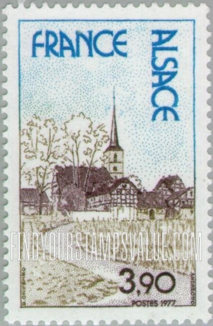 FindYourStampsValue: Regions of France: Alsace
