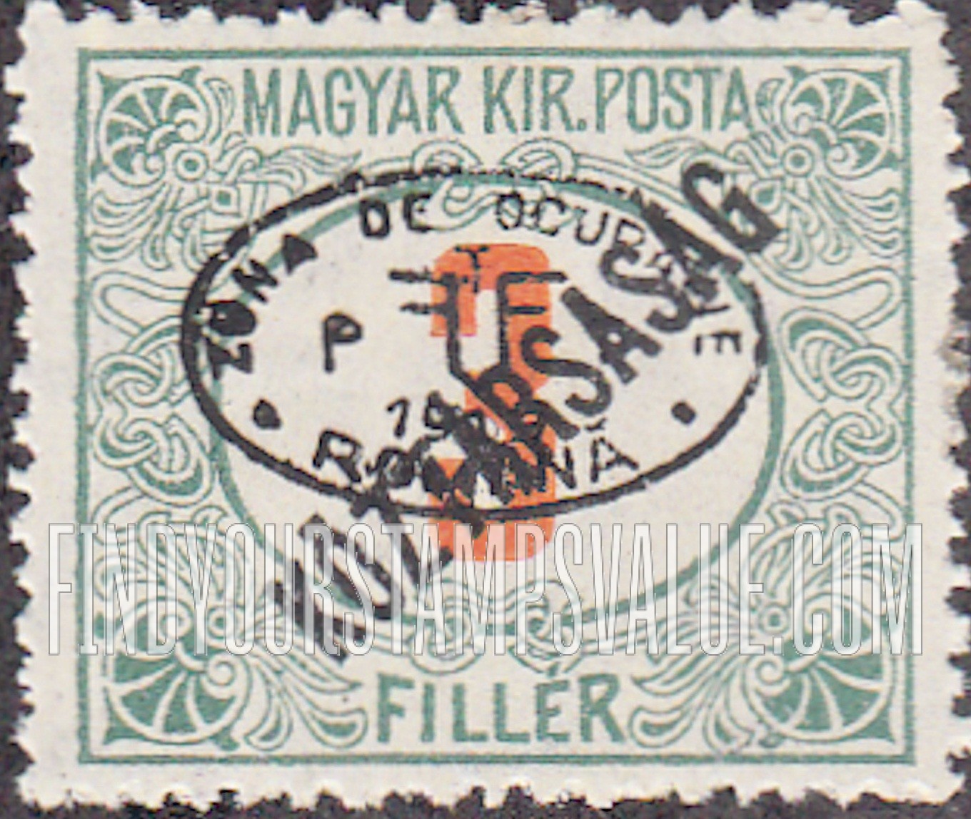 FindYourStampsValue: POSTAGE DUE STAMPS - Numeral Value: On Stamps of 1918-19, Overprinted “Koztarsasag”