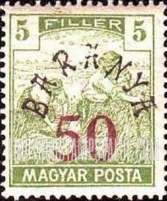 FindYourStampsValue: SECOND BARANYA ISSUE - Harvesting Wheat: On Stamps of 1919