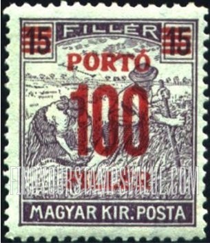 FindYourStampsValue: POSTAGE DUE STAMPS - Harvesting Wheat: Postage Issues Surcharged