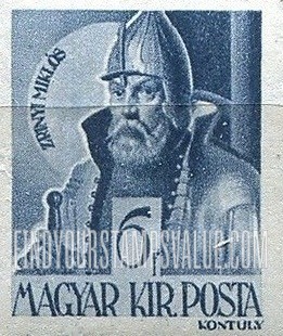 FindYourStampsValue: Portraits - Count Miklós Zrinyi