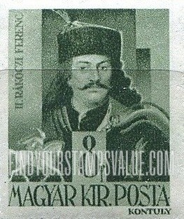 FindYourStampsValue: Portraits - Francis II Rákóczy