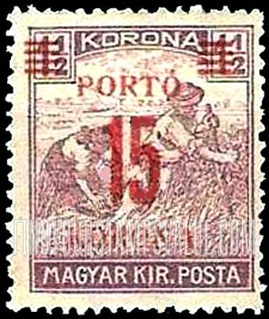 FindYourStampsValue: POSTAGE DUE STAMPS - Harvesting Wheat: Postage Issues Surcharged