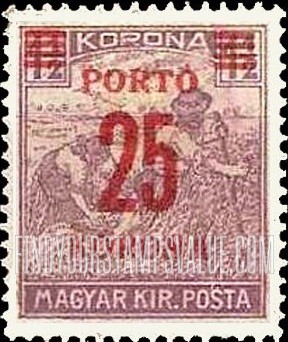 FindYourStampsValue: POSTAGE DUE STAMPS - Harvesting Wheat: Postage Issues Surcharged