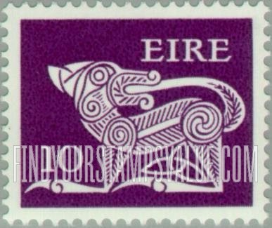 FindYourStampsValue: Dog from Ancient Brooch, County Kilkenny: Types of 1968