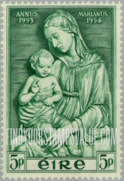 FindYourStampsValue: Madonna by della Robbia