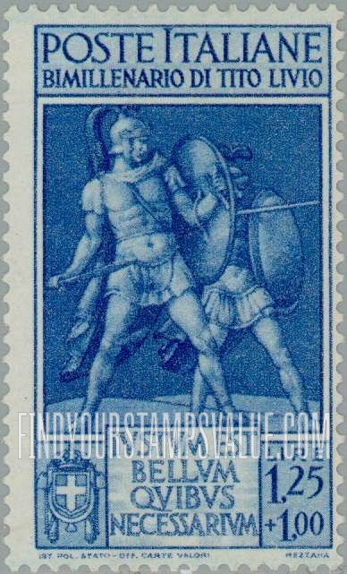 FindYourStampsValue: SEMI-POSTAL - Roman Warriors
