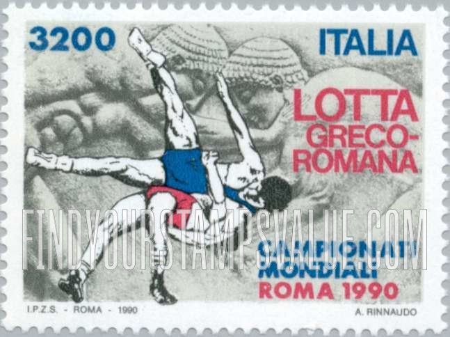 FindYourStampsValue: Greco-Roman Wrestling, World Championships