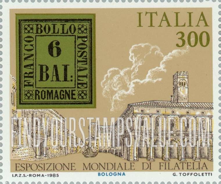 FindYourStampsValue: Romagna #7, Bologna