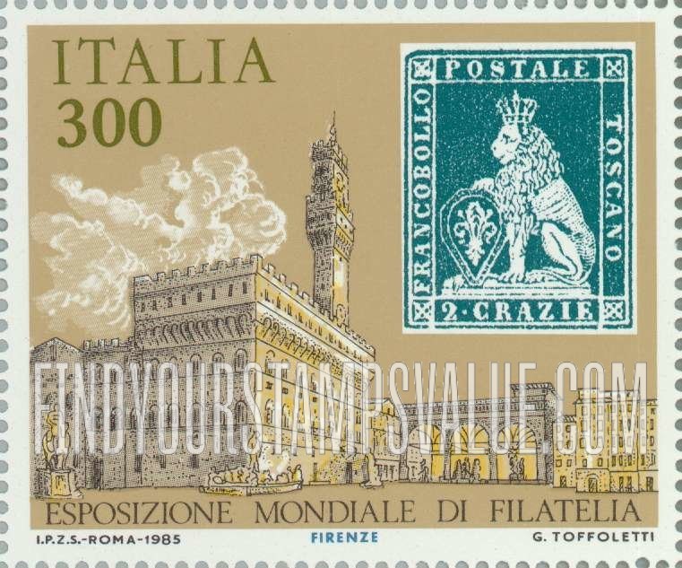 FindYourStampsValue: Tuscany #5, Florence