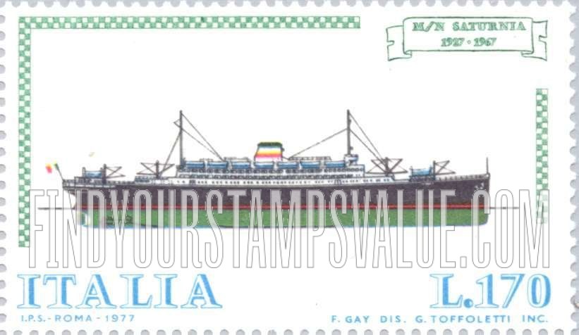 Italian Ships: Passenger liner Saturnia