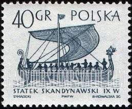 FindYourStampsValue: Ship Type of 1963: Scandinavian “Gokstad”