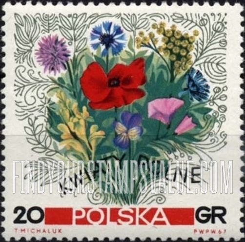 FindYourStampsValue: Flowers of the Meadows
