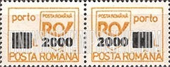 POSTAGE DUE STAMPS - Post Horn: Surcharged