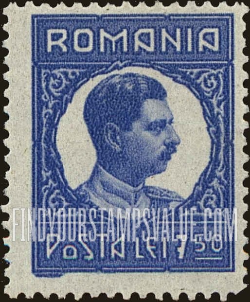 FindYourStampsValue: King Carol II: Carol II Types of 1930-31