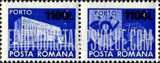 FindYourStampsValue: POSTAGE DUE STAMPS - Symbols of Communications: Surcharged in Black