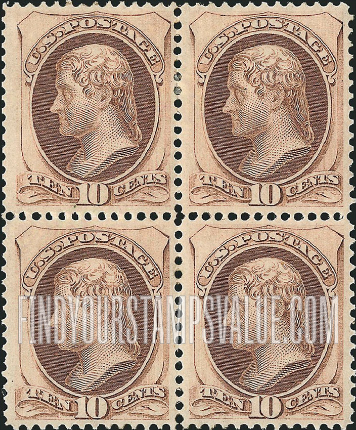 FindYourStampsValue: THOMAS JEFFERSON