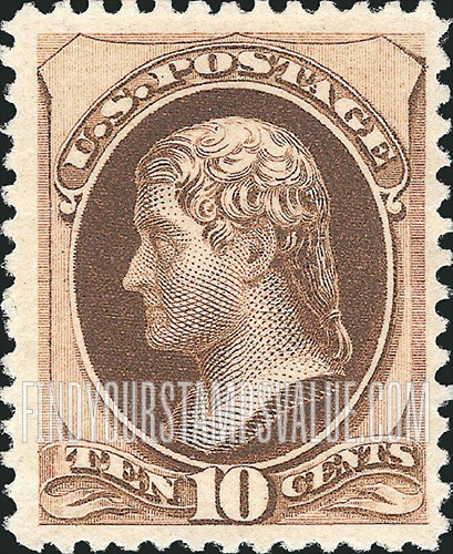 FindYourStampsValue: THOMAS JEFFERSON - With Secret Mark - Special Printing