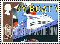 FindYourStampsValue: Great Britain (United Kingdom): Europa, Transportation and Communication - Queen Elizabeth Ocean Liner