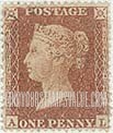 FindYourStampsValue: Great Britain (United Kingdom): Queen Victoria - Penny Red, Re-engraved