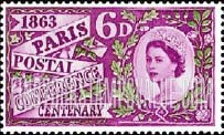 FindYourStampsValue: Great Britain (United Kingdom): Paris Postal Conference Centenary