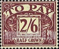 FindYourStampsValue: Great Britain (United Kingdom): Postage Due Stamps - Two Shillings and Six Pence