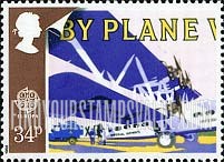 FindYourStampsValue: Great Britain (United Kingdom): Europa, Transportation and Communication - Handley Page Aircraft, Croydon Airport