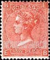 FindYourStampsValue: Great Britain (United Kingdom): Queen Victoria - Four Pence Vermilion