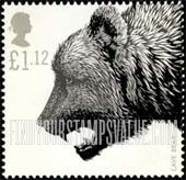 FindYourStampsValue: Great Britain (United Kingdom): Ice Age Animals - Cave Bear