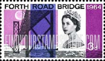 FindYourStampsValue: Great Britain (United Kingdom): Opening of Forth Road Bridge - Forth Road Bridge