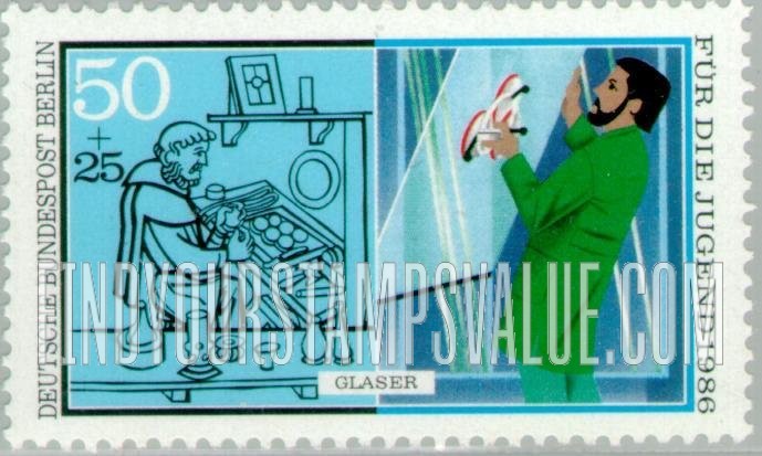 FindYourStampsValue: OCCUPATION SEMI-POSTAL -  Vocational Training Type of 1986: Glazier