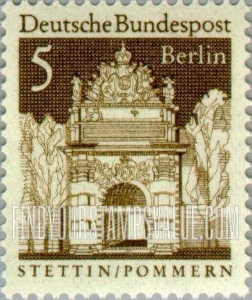 FindYourStampsValue: BERLIN - Berlin Gate, Stettin