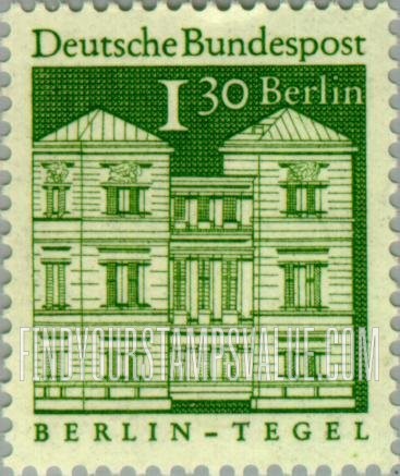 FindYourStampsValue: BERLIN - Tegel Castle, Berlin