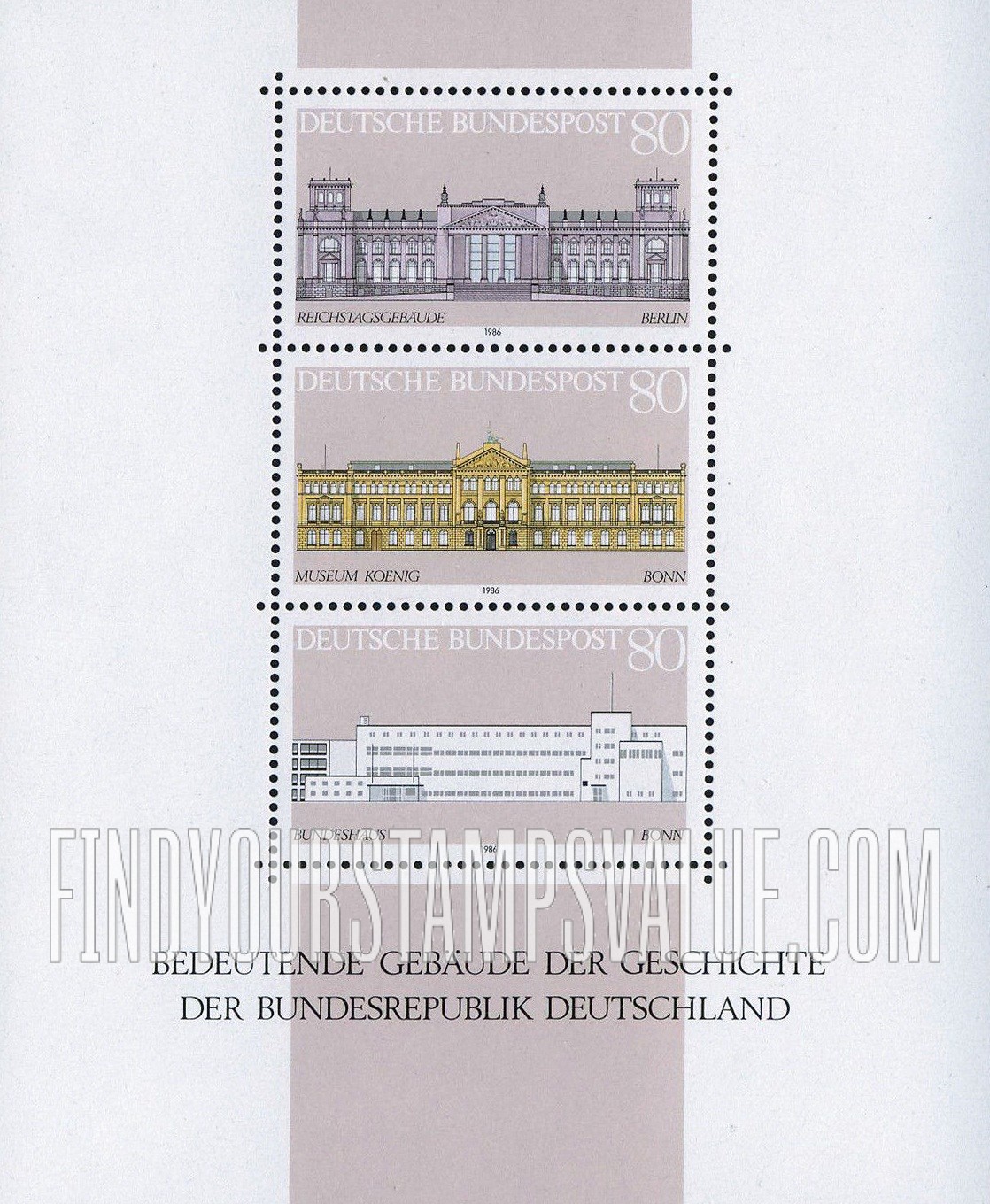 FindYourStampsValue: Historic buildings