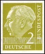 FindYourStampsValue: President Theodor Heuss