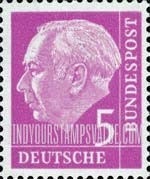 FindYourStampsValue: President Theodor Heuss