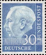 FindYourStampsValue: President Theodor Heuss