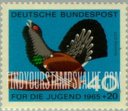 FindYourStampsValue: SEMI-POSTAL - Birds: Capercaillie