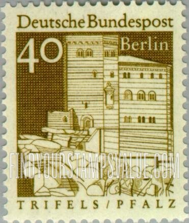 FindYourStampsValue: BERLIN - Trifels Fortress, Palatinate