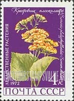 FindYourStampsValue: Russia: USSR, Medicinal Plants - Groundsel