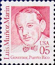 FindYourStampsValue: LUIS MUNOZ MARIN - Great Americans