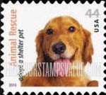 ANIMAL RESCUE - Golden Retriever, Self-Adhesive stamp