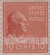 PRESIDENTIAL ISSUE - John Tyler, Coil Stamp