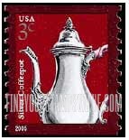 AMERICAN DESIGN SERIES - Silver Coffeepot, Coil Stamp