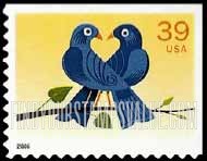 BIRDS, Self-Adhesive Booklet Stamp