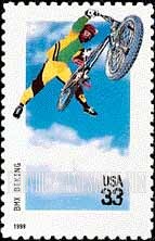 FindYourStampsValue: EXTREME SPORTS - BMX Biking, Self-Adhesive stamp