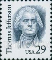 FindYourStampsValue: THOMAS JEFFERSON - Great Americans