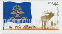 FindYourStampsValue: FLAGS OF OUR NATION - North Dakota, Self-Adhesive Coil stamp