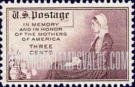 MOTHERS OF AMERICA - Adaptation of Whistler's Portrait of his Mother